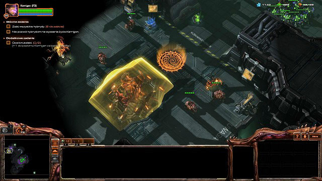 After you recreate your army, (12 roaches plus Kerrigan) the remaining units may be left behind as a temporary defense for the base - Hand of Darkness - Skygeirr Missions - StarCraft II: Heart of the Swarm - Game Guide and Walkthrough