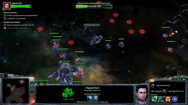 After you reach [8] and avoid the mines, you will be able to collect minerals from another field, and improve your ship - With Friends Like These... - Space missions - StarCraft II: Heart of the Swarm - Game Guide and Walkthrough