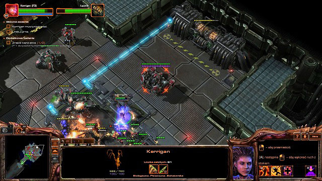 The infected will also help you in [6] - you will be able to cut through another Dominium blockade easily - Conviction - Space missions - StarCraft II: Heart of the Swarm - Game Guide and Walkthrough