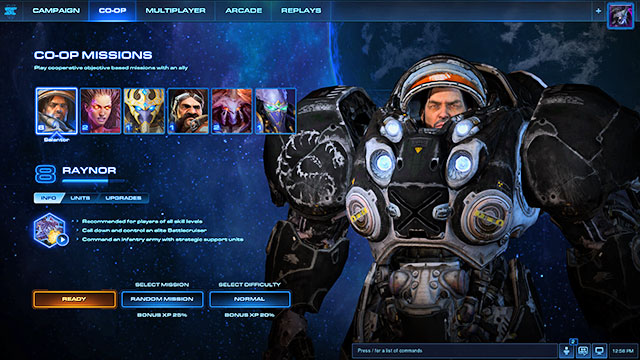 In this mode, two players must together complete the objective pointed by the game - Basics - Cooperation mode - StarCraft II: Legacy of the Void - Game Guide and Walkthrough