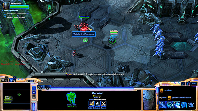 Behind the next cliff you will face immortal enemy unit [3] - Mission 3 - Evil Awoken - Campaign - Whispers of Oblivion - StarCraft II: Legacy of the Void - Game Guide and Walkthrough