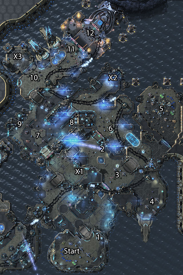 Location: Glacius - Mission 6 - Forbidden Weapon - Campaign - Legacy of the Void - StarCraft II: Legacy of the Void - Game Guide and Walkthrough
