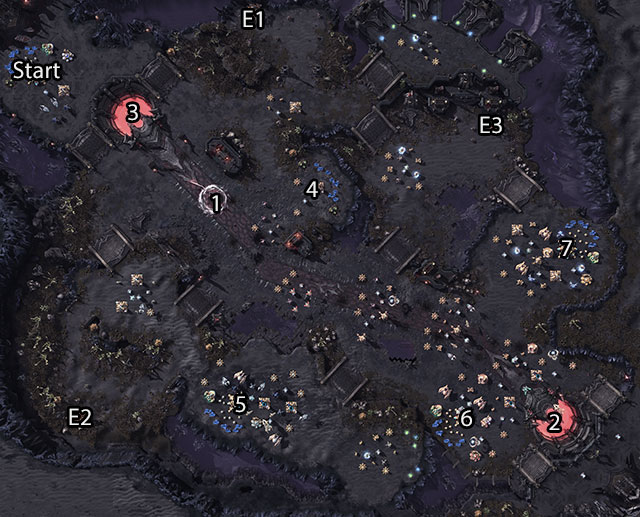 Location: Slayn - Mission 13 - RakShir - Campaign - Legacy of the Void - StarCraft II: Legacy of the Void - Game Guide and Walkthrough