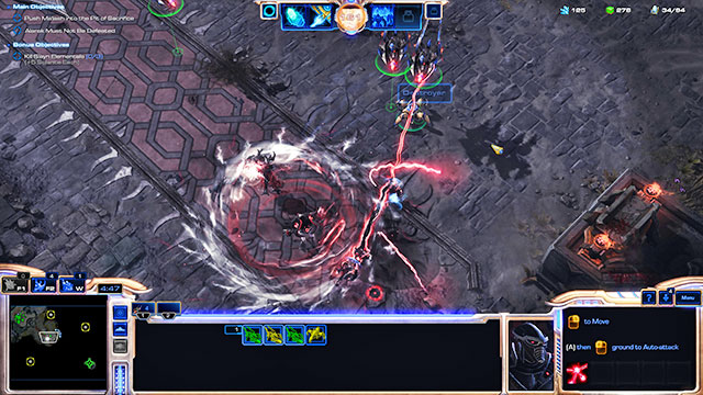 Malash and Alarak are dueling [1] - Mission 13 - RakShir - Campaign - Legacy of the Void - StarCraft II: Legacy of the Void - Game Guide and Walkthrough