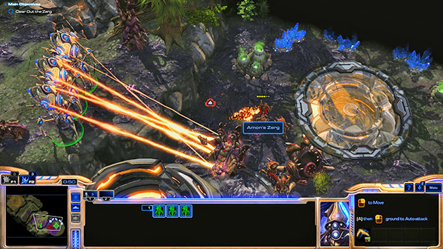 You start with three colossus units - Mission 15 - Unsealing the Past - Campaign - Legacy of the Void - StarCraft II: Legacy of the Void - Game Guide and Walkthrough