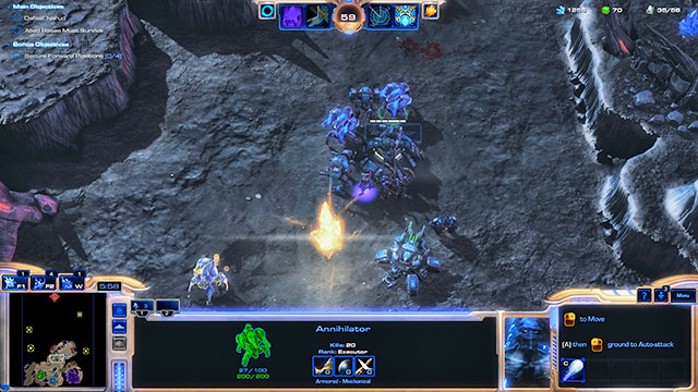 At the start of the mission your allies will have trouble with repelling enemy attacks - Mission 1 - Into the Void - Epilogue - Into the Void - StarCraft II: Legacy of the Void - Game Guide and Walkthrough