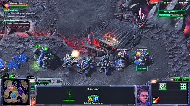 At both western entrances [4][5] you will find one bunker and infantry - Mission 2 - The Essence of Eternity - Epilogue - Into the Void - StarCraft II: Legacy of the Void - Game Guide and Walkthrough