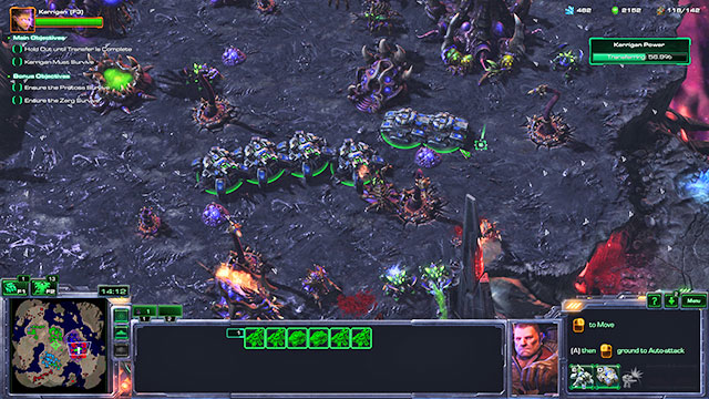 The main problem on the east [8] will be creep that makes it impossible to construct buildings - Mission 2 - The Essence of Eternity - Epilogue - Into the Void - StarCraft II: Legacy of the Void - Game Guide and Walkthrough