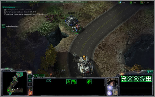 The Zergs attack once the truck gets close there, so you can use the squad that's accompanying it, if there are no other threats around - The Evacuation (Achievements) - Campaign - Colonist missions - StarCraft II: Wings of Liberty - Game Guide and Walkthrough