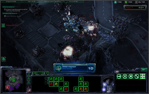 Once the sun sets down, you should be right in the middle of the deteriorated base to quickly destroy the buildings - the locals will start appearing instantly and your units may get annihilated (take many medics) - Outbreak (Achievements) - Campaign - Colonist missions - StarCraft II: Wings of Liberty - Game Guide and Walkthrough
