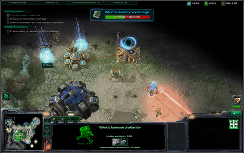 Use the Laser to destroy anything that can damage the building, which includes Photon Cannons, Void Rays and Stalkers - The Dig (Achievements) - Campaign - Artifact missions - StarCraft II: Wings of Liberty - Game Guide and Walkthrough
