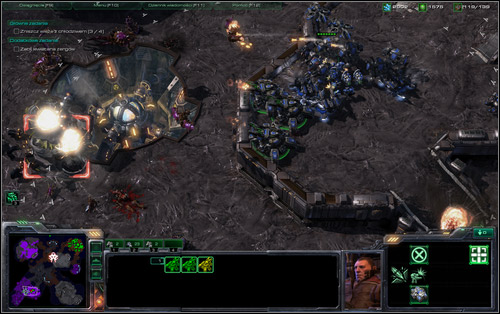 From the destroyed Zerg air base, head towards the next one, remembering that destroying the last one will immediately end the mission - Shatter the Sky (Achievements) - Campaign - Final missions - StarCraft II: Wings of Liberty - Game Guide and Walkthrough