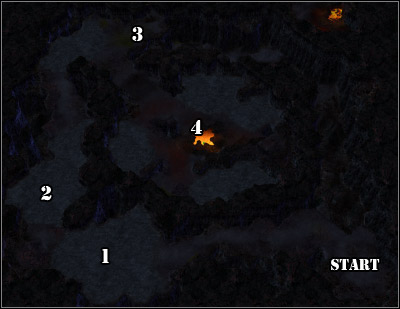In the third cave, Raynor will detect a big group of aliens on his detectors, but the readings will tell that they are eggs - Belly of the Beast, part 3 - Campaign - Final missions - StarCraft II: Wings of Liberty - Game Guide and Walkthrough