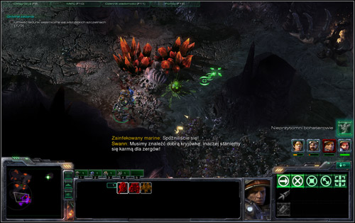 Accordingly to the plan, the three explosions have caused the tunnels to be flooded with lava - Belly of the Beast, part 4 - Campaign - Final missions - StarCraft II: Wings of Liberty - Game Guide and Walkthrough