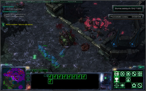Begin with sending one Ghost to each location marked as [1] and drop down nuclear missiles there (x3) - Covert Ops - Challenges - StarCraft II: Wings of Liberty - Game Guide and Walkthrough