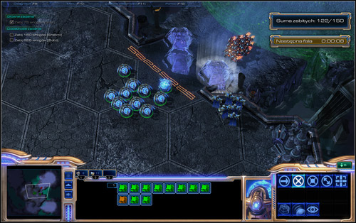 You will stop the northern attack just like usual, by stopping the Terran Reapers with a force field and basing on the force of the Psi Storm - Psionic Assault, part 1 - Challenges - StarCraft II: Wings of Liberty - Game Guide and Walkthrough