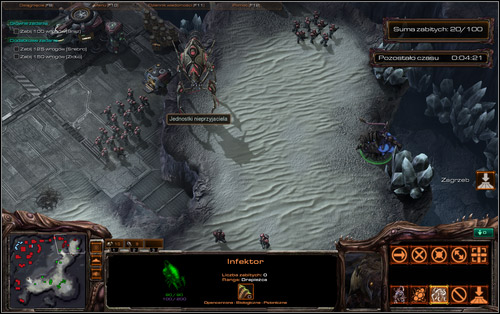 Even though taking over control is the key to success here, note that the Infestors will lose control once you send the unit too far away - Infestation - Challenges - StarCraft II: Wings of Liberty - Game Guide and Walkthrough