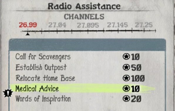 As a reward, you can contact Hanson on the radio to remove the maximum live limit (Medical Advice) - Other Tasks - Walkthrough - State of Decay - Game Guide and Walkthrough