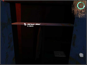 Look inside the blue locker #1 and take the metal shelf #2 - Chapter IX - Paloma and McPherson - Walkthrough - Still Life 2 - Game Guide and Walkthrough
