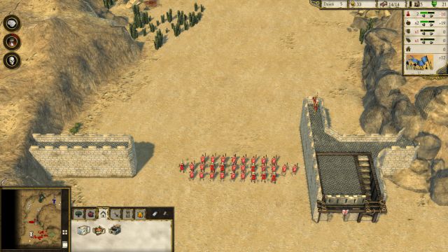 Block the entrance to your base with your footmen and place the Archers on top of Barracks. - The Lions Den - Learning campaign - Preparations - Stronghold: Crusader II - Game Guide and Walkthrough