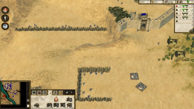 Take care of Archers standing by the Barricades first, and then order your Trebuchets to fire at enemy walls. - Antioch - Learning Campaign - Lionheart - Stronghold: Crusader II - Game Guide and Walkthrough