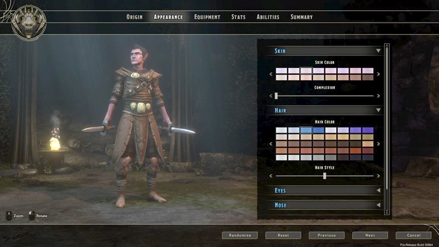 Change of the look of your hero - Character creation - Sword Coast Legends - Game Guide and Walkthrough