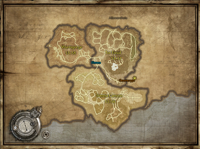 The Val Elenium province. - Levels 53-58 - Raising in experience by completing quests - TERA - Fast leveling - Game Guide and Walkthrough
