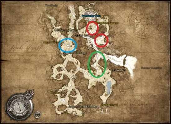 The last location that you visit, along your way to level 60, is the Tirkai Forest, in the Val Tirkai province - Levels 54-60 - Leveling-up through grind - TERA - Fast leveling - Game Guide and Walkthrough