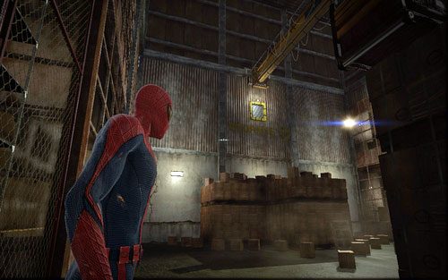 That way you will unlock a ventilation shaft which you have to use - Chapter 03 - In the Shadow of Evils Past - p. 1 - Walkthrough - The Amazing Spider-Man - Game Guide and Walkthrough