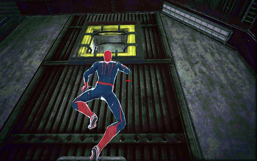 On the other side you will see another narrow hole - Chapter 03 - In the Shadow of Evils Past - p. 1 - Walkthrough - The Amazing Spider-Man - Game Guide and Walkthrough