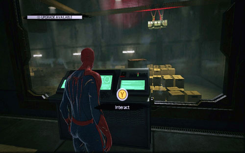 Help her by using the nearby computer (Y) and head further to the right - Chapter 03 - In the Shadow of Evils Past - p. 2 - Walkthrough - The Amazing Spider-Man - Game Guide and Walkthrough