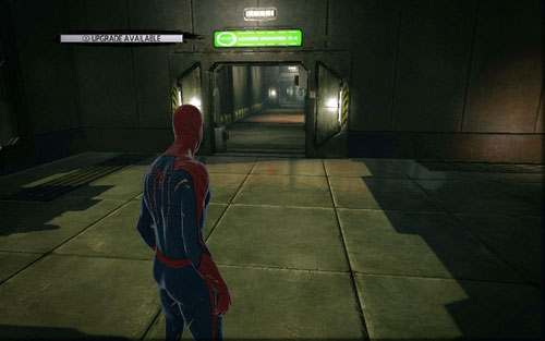Thanks to it you will be able to open the door on the left, behind which the reporter is waiting - Chapter 03 - In the Shadow of Evils Past - p. 2 - Walkthrough - The Amazing Spider-Man - Game Guide and Walkthrough