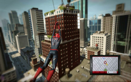 After the fight, return to your apartment and give Connors his tablet, avoiding a couple riflemen and helicopters on your way - Chapter 03 - In the Shadow of Evils Past - p. 2 - Walkthrough - The Amazing Spider-Man - Game Guide and Walkthrough