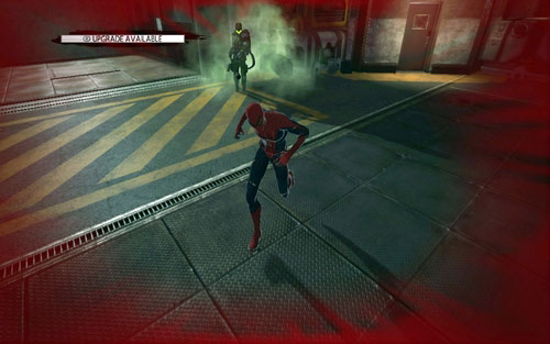 When you note that the enemy starts shining green, jump off - Chapter 03 - In the Shadow of Evils Past - p. 2 - Walkthrough - The Amazing Spider-Man - Game Guide and Walkthrough