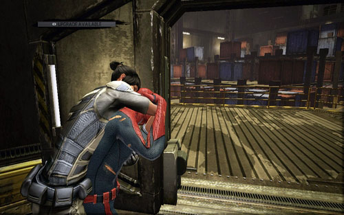 There you will find an open door leading to the warehouse - Chapter 03 - In the Shadow of Evils Past - p. 2 - Walkthrough - The Amazing Spider-Man - Game Guide and Walkthrough