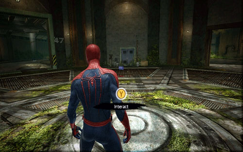 When the fight is over, you will be able to return to the centre of the sewer and use the web once again - Chapter 04 - The Thrill of the Hunt - p. 1 - Walkthrough - The Amazing Spider-Man - Game Guide and Walkthrough