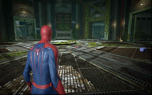 Jump out on the other side and you will once again find yourself in the middle room - Chapter 04 - The Thrill of the Hunt - p. 1 - Walkthrough - The Amazing Spider-Man - Game Guide and Walkthrough