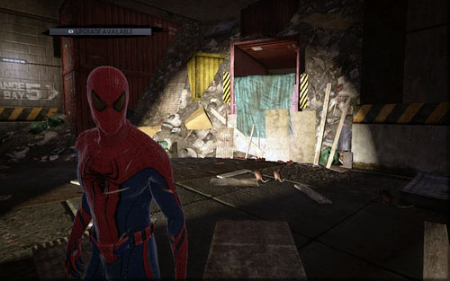 Pass by it, jump down and follow the group of rats while eliminating enemies on your way - Chapter 04 - The Thrill of the Hunt - p. 2 - Walkthrough - The Amazing Spider-Man - Game Guide and Walkthrough