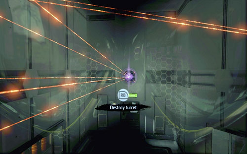 A bit further you will once again come across a wall of lasers - Chapter 06 - Smythe Strikes Back - p. 1 - Walkthrough - The Amazing Spider-Man - Game Guide and Walkthrough