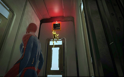 On the other side, head inside the ventilation shaft and you will reach the room where Gwen is held - Chapter 06 - Smythe Strikes Back - p. 1 - Walkthrough - The Amazing Spider-Man - Game Guide and Walkthrough