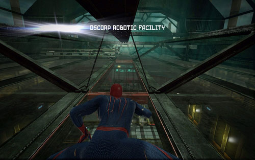 After getting inside the lab, crawl forward towards the vent exit - Chapter 10 - Spider-Man No More! - p. 1 - Walkthrough - The Amazing Spider-Man - Game Guide and Walkthrough