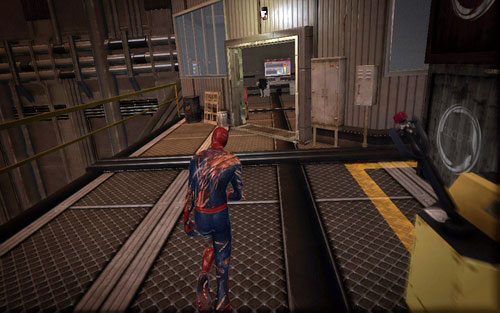 Move onwards and you will reach a spot where you will be attacked by drones - Chapter 10 - Spider-Man No More! - p. 2 - Walkthrough - The Amazing Spider-Man - Game Guide and Walkthrough