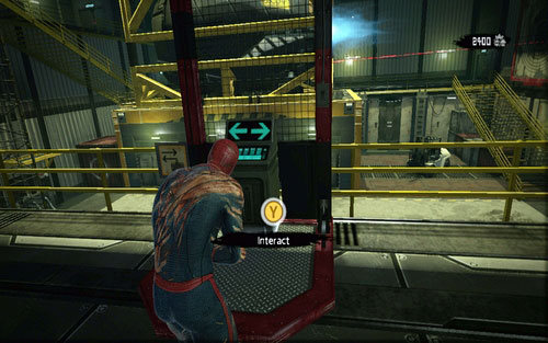 There you will find a panel, using which you can move the reactor to the side - Chapter 10 - Spider-Man No More! - p. 2 - Walkthrough - The Amazing Spider-Man - Game Guide and Walkthrough
