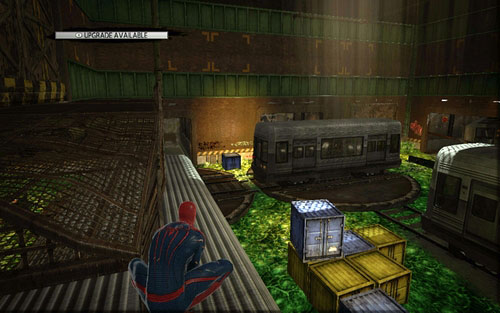 That way you will turn another machine - 1 - Train Docking Station - Side missions - The Amazing Spider-Man - Game Guide and Walkthrough