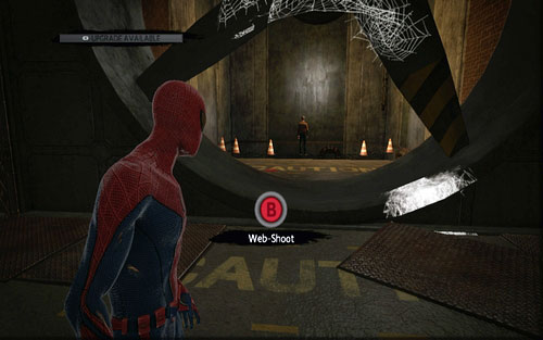 Stop it and head to the other side, where one of the kidnappers will be waiting for you - 1 - Train Docking Station - Side missions - The Amazing Spider-Man - Game Guide and Walkthrough