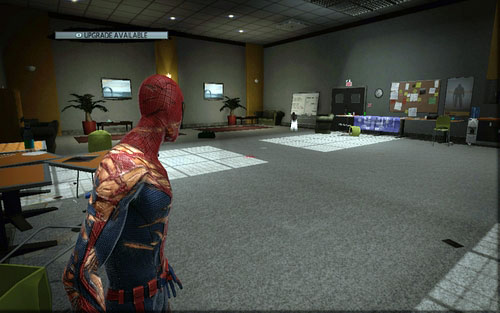 Defeat a couple bandits and you will reach a spot where the guard is being held - 2 - St. Gabriel's Bank - Side missions - The Amazing Spider-Man - Game Guide and Walkthrough