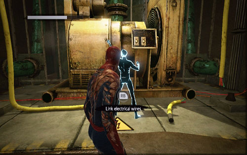 Repair it and head to the corridor on the left - 3 - Water Treatment Facility - Side missions - The Amazing Spider-Man - Game Guide and Walkthrough