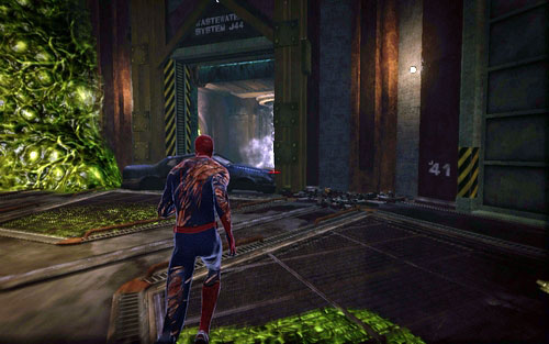 After you reach a room with a big tank in the middle, follow the corridor to the right - 3 - Water Treatment Facility - Side missions - The Amazing Spider-Man - Game Guide and Walkthrough