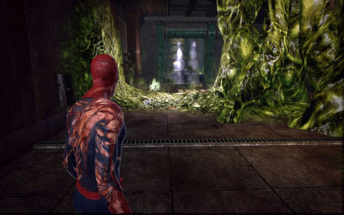The further road leads to a corridor full of acid - 3 - Water Treatment Facility - Side missions - The Amazing Spider-Man - Game Guide and Walkthrough