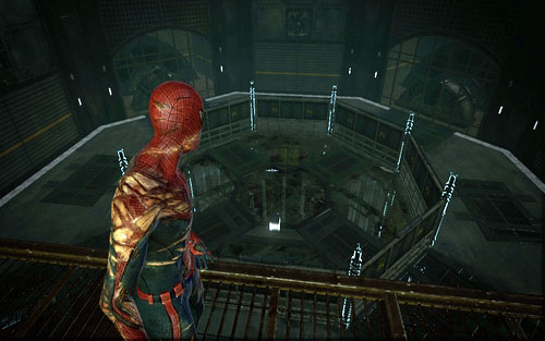 That way you will reach a big room - 3 - Water Treatment Facility - Side missions - The Amazing Spider-Man - Game Guide and Walkthrough